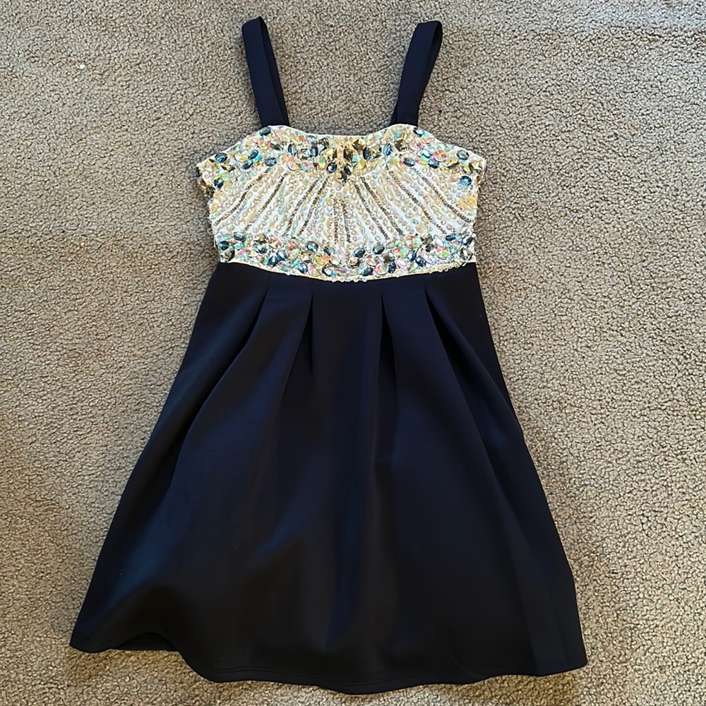 Navy blue children’s formal dress